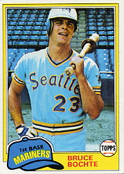 1981 Topps Baseball Cards      723     Bruce Bochte